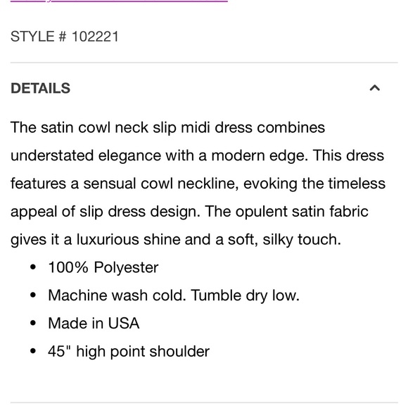 Bebe satin slip dress - Picture 2 of 2